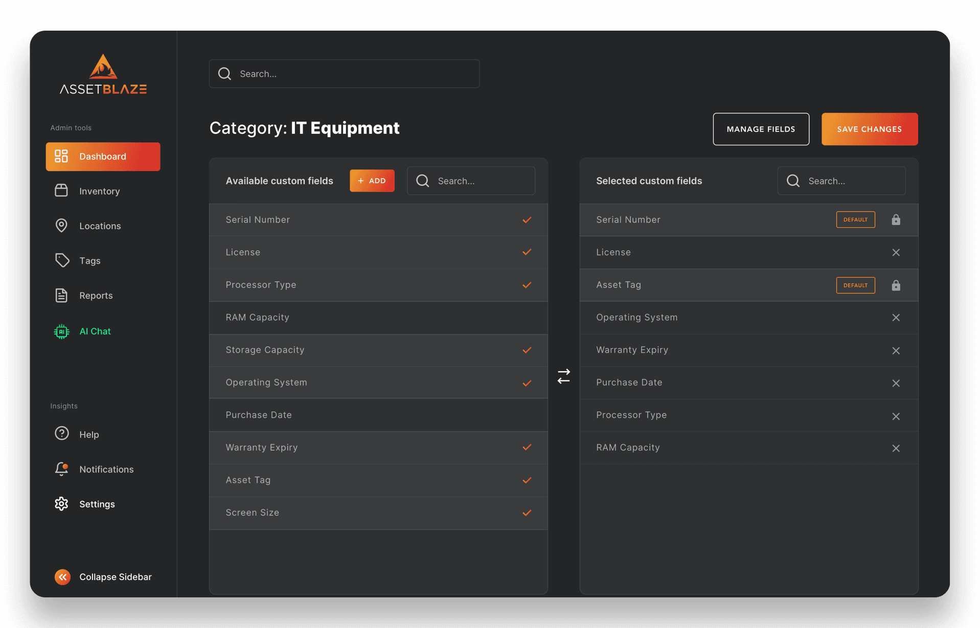 Image for Custom fields