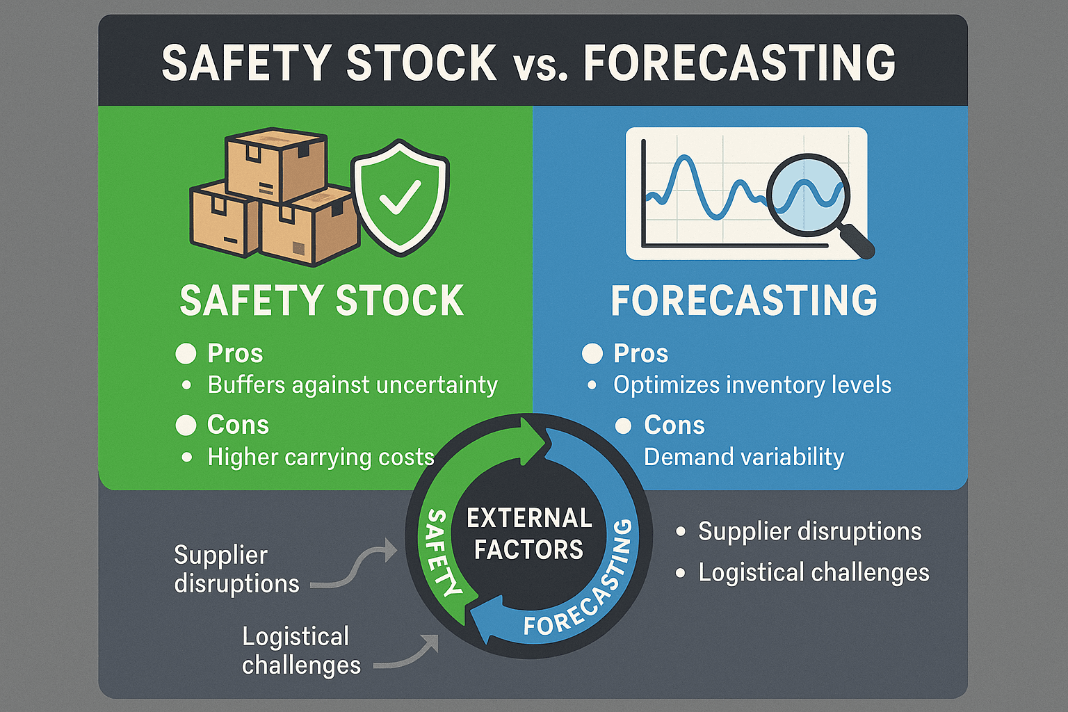 safety stock vs forecasting